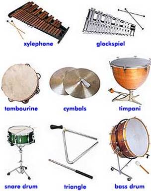 Percussion for music